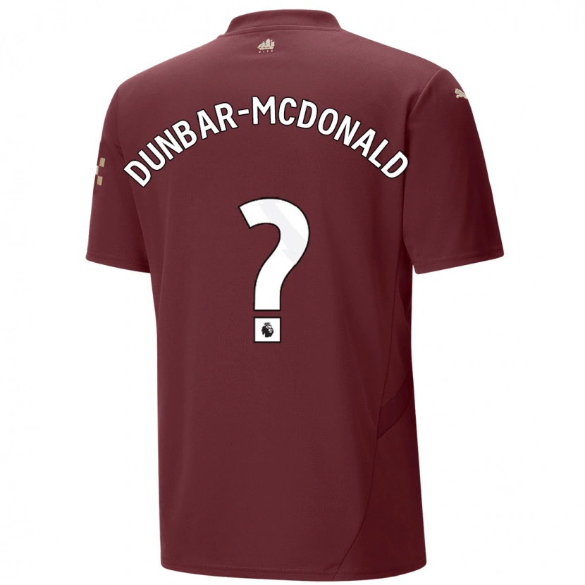 Danxen Kvinnor Christian Dunbar-Mcdonald #0 Rödbrun Tredjesatsen Matchtröjor 2024/25 Tröjor T-Tröja