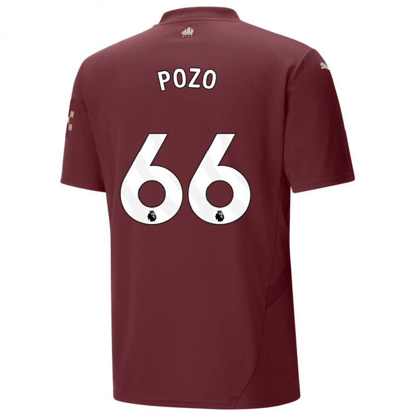 Danxen Kvinnor Iker Pozo #66 Rödbrun Tredjesatsen Matchtröjor 2024/25 Tröjor T-Tröja