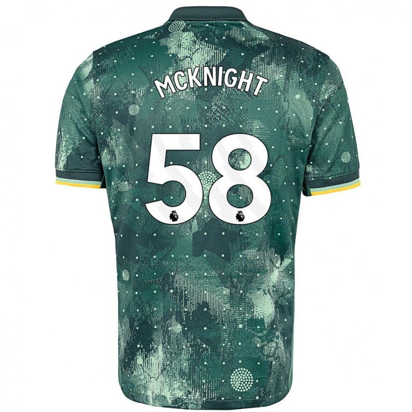 Danxen Kvinnor Maxwell Mcknight #58 Mintgrön Tredjesatsen Matchtröjor 2024/25 Tröjor T-Tröja