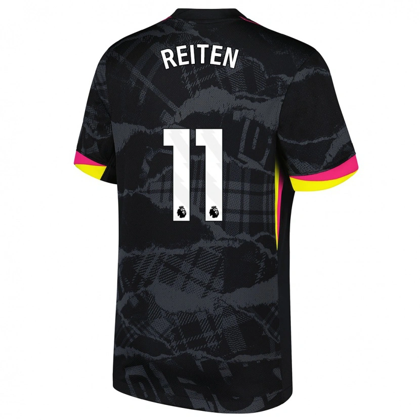 Danxen Kvinnor Guro Reiten #11 Svart Rosa Tredjesatsen Matchtröjor 2024/25 Tröjor T-Tröja