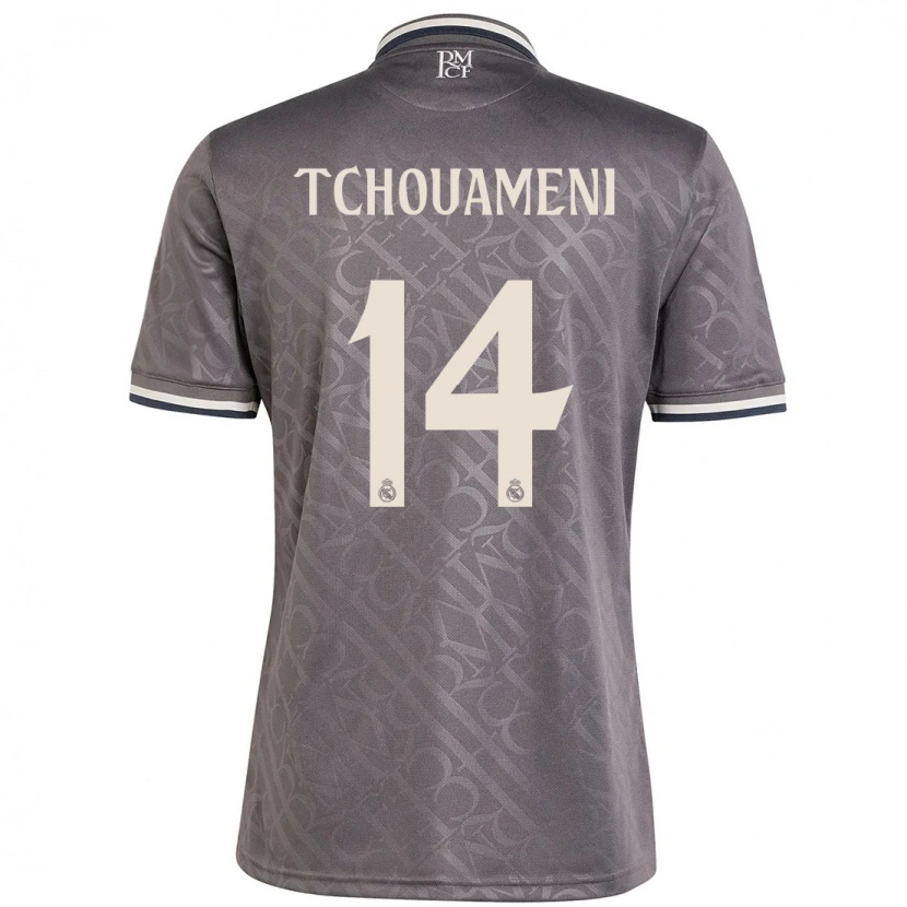 Danxen Kvinnor Aurélien Tchouaméni #14 Kol Tredjesatsen Matchtröjor 2024/25 Tröjor T-Tröja