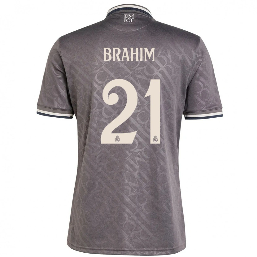Danxen Kvinnor Brahim Díaz #21 Kol Tredjesatsen Matchtröjor 2024/25 Tröjor T-Tröja
