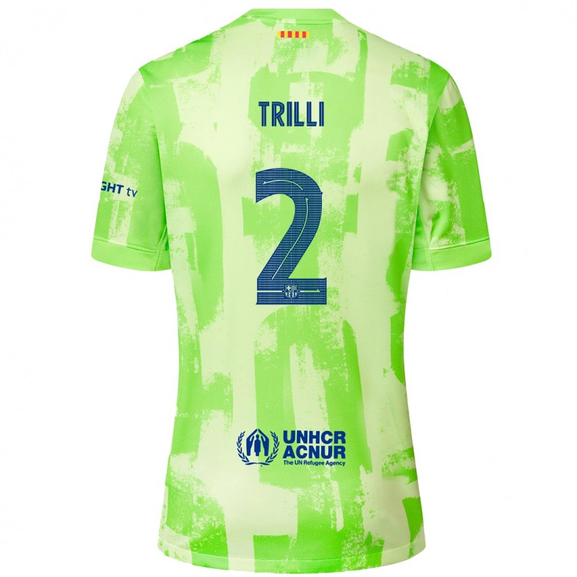 Danxen Kvinnor Trilli #2 Kalk Tredjesatsen Matchtröjor 2024/25 Tröjor T-Tröja