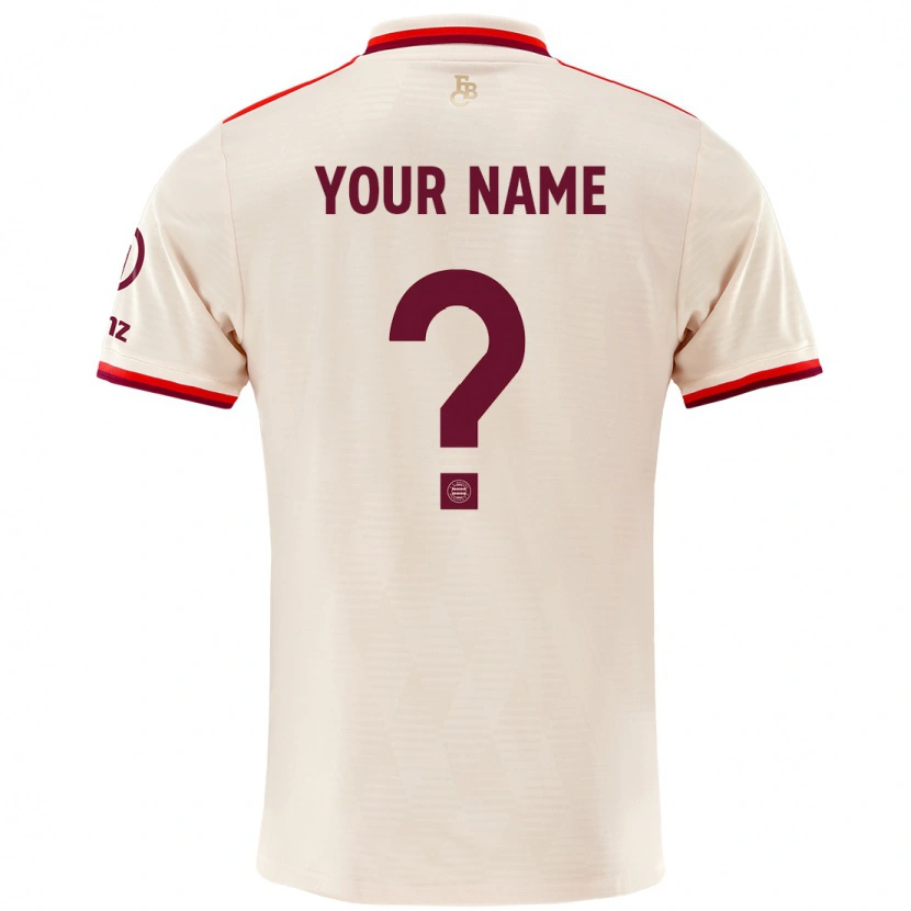 Danxen Kvinnor Ditt Namn #0 Linne Tredjesatsen Matchtröjor 2024/25 Tröjor T-Tröja