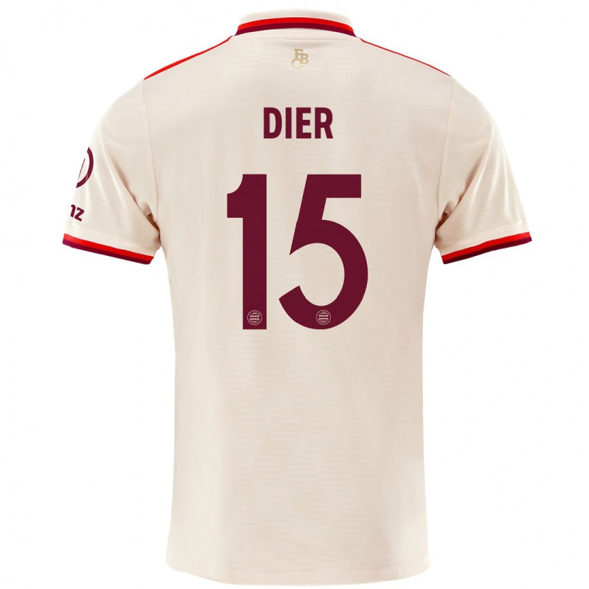 Danxen Kvinnor Eric Dier #15 Linne Tredjesatsen Matchtröjor 2024/25 Tröjor T-Tröja