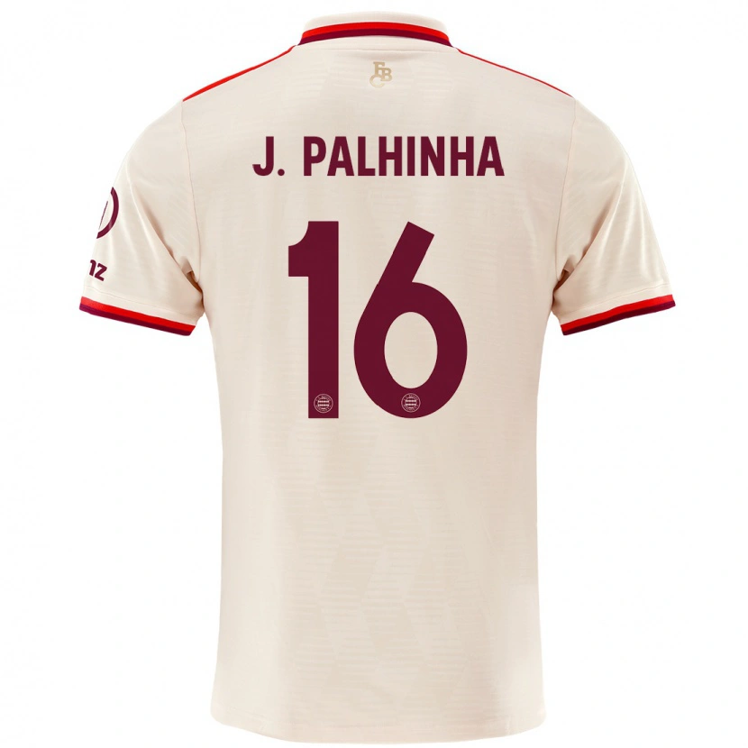 Danxen Kvinnor João Palhinha #16 Linne Tredjesatsen Matchtröjor 2024/25 Tröjor T-Tröja