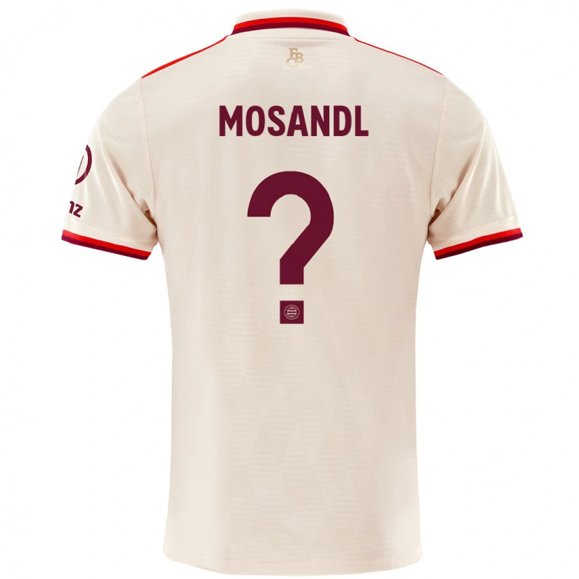 Danxen Kvinnor Moritz Mosandl #0 Linne Tredjesatsen Matchtröjor 2024/25 Tröjor T-Tröja