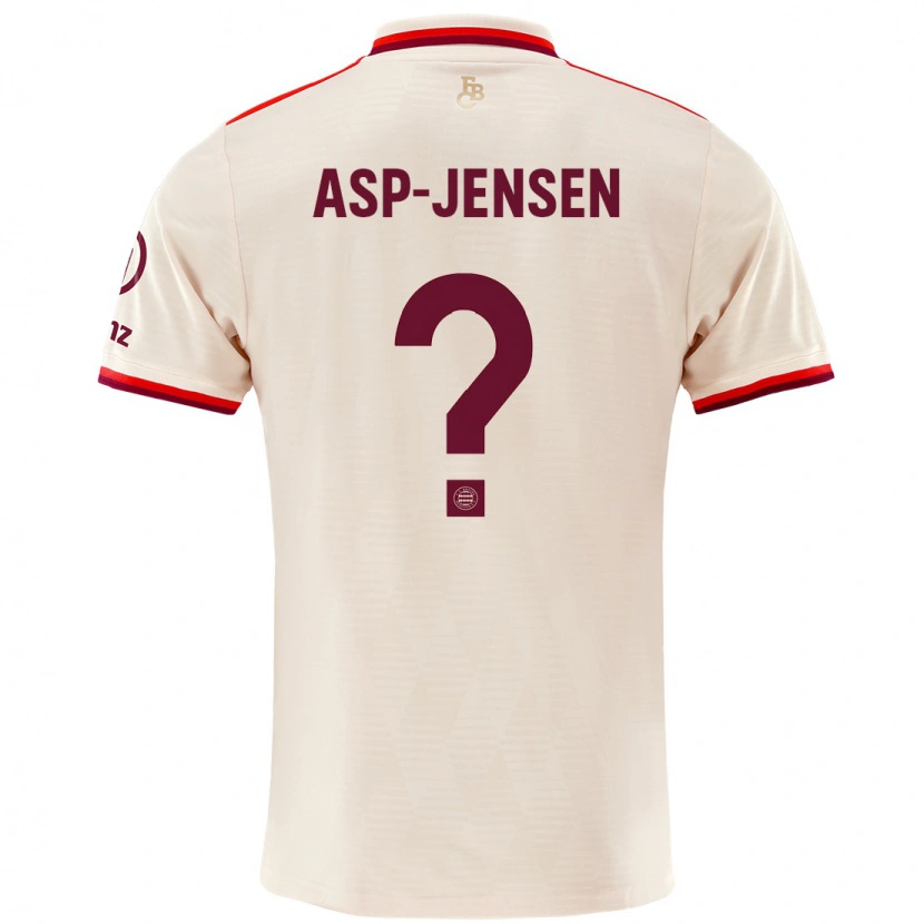 Danxen Kvinnor Jonathan Asp-Jensen #0 Linne Tredjesatsen Matchtröjor 2024/25 Tröjor T-Tröja