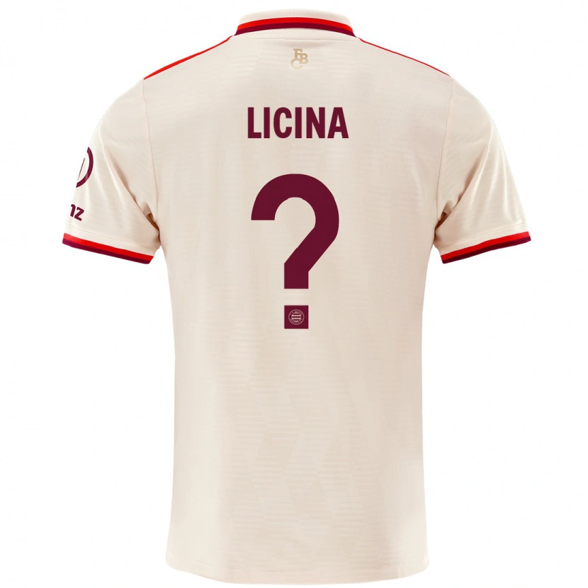 Danxen Kvinnor Adin Licina #0 Linne Tredjesatsen Matchtröjor 2024/25 Tröjor T-Tröja