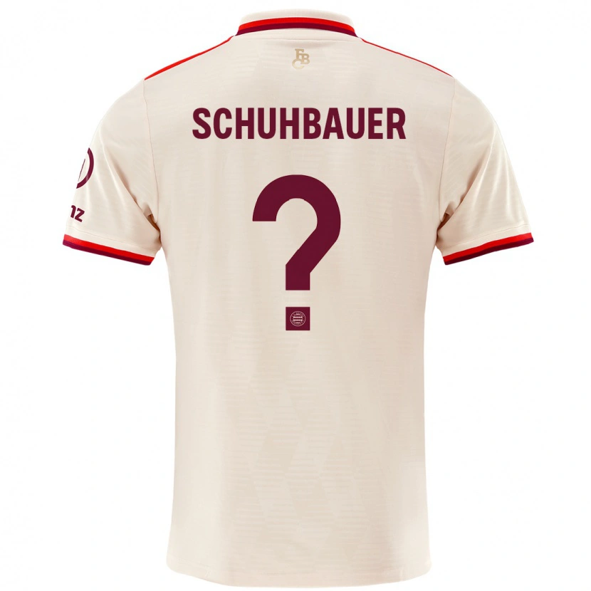 Danxen Kvinnor Maximilian Schuhbauer #0 Linne Tredjesatsen Matchtröjor 2024/25 Tröjor T-Tröja