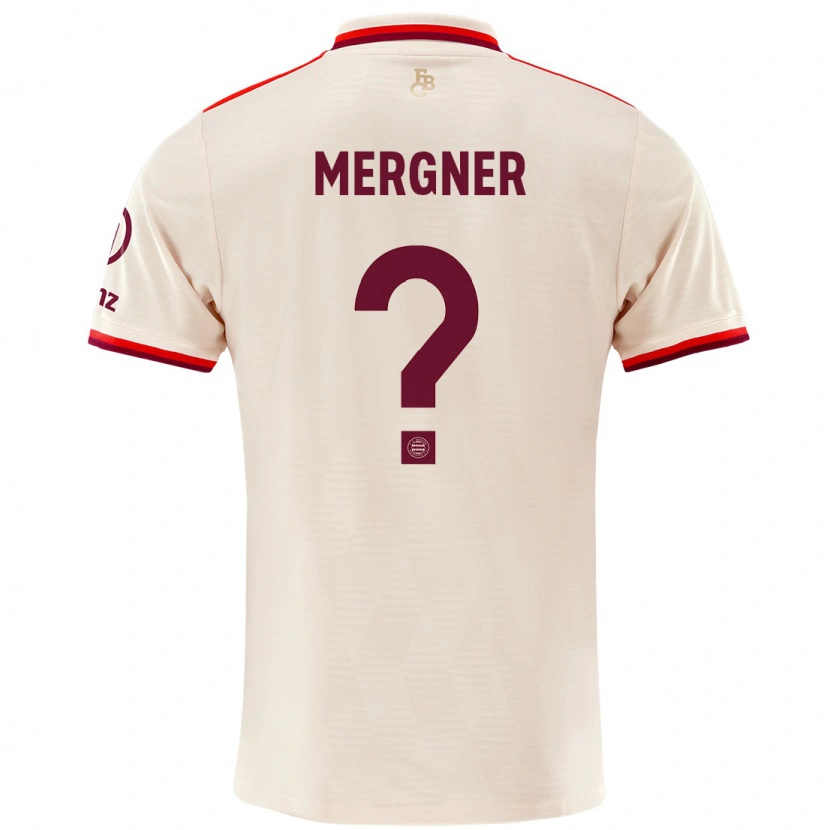 Danxen Kvinnor Max Mergner #0 Linne Tredjesatsen Matchtröjor 2024/25 Tröjor T-Tröja