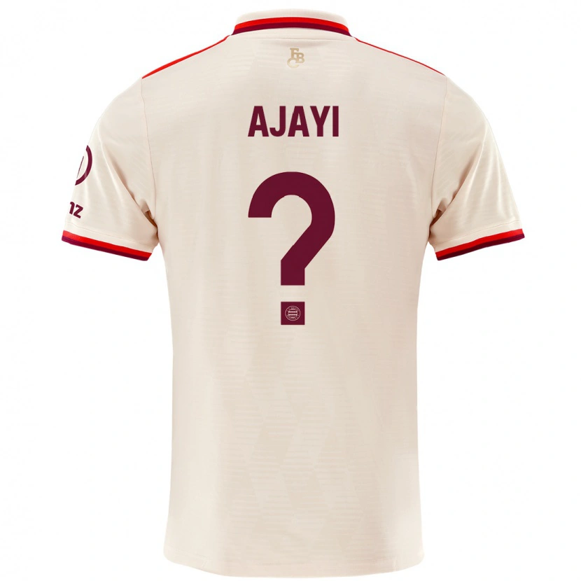 Danxen Kvinnor Richard Ajayi #0 Linne Tredjesatsen Matchtröjor 2024/25 Tröjor T-Tröja