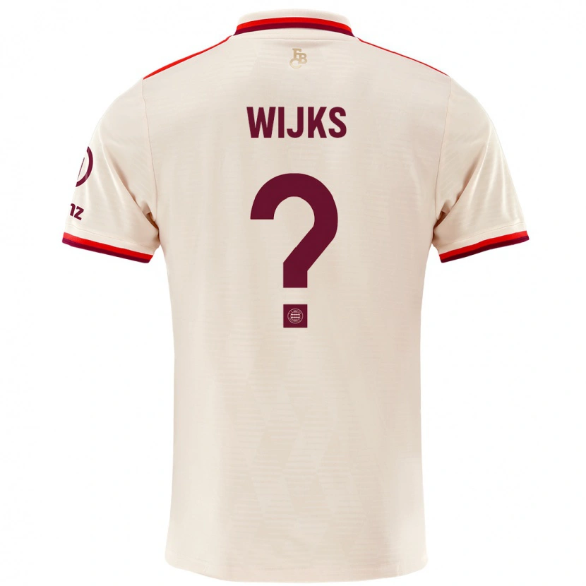 Danxen Kvinnor Chivano Wijks #0 Linne Tredjesatsen Matchtröjor 2024/25 Tröjor T-Tröja