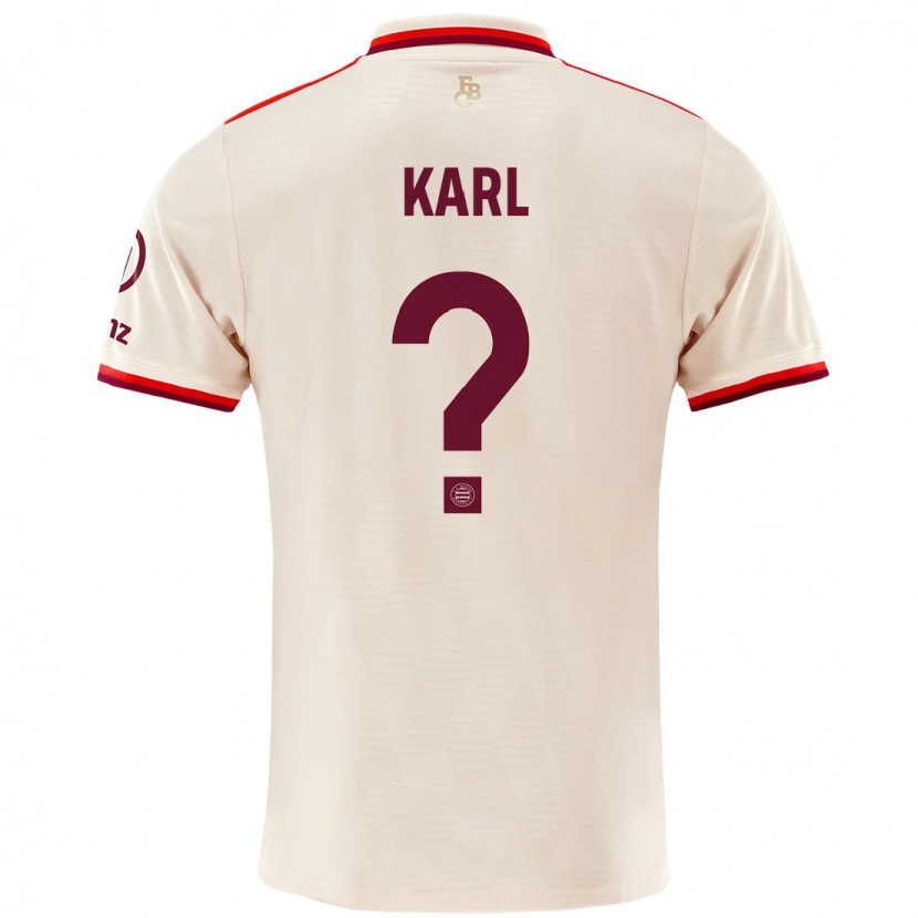 Danxen Kvinnor Lennart Karl #0 Linne Tredjesatsen Matchtröjor 2024/25 Tröjor T-Tröja