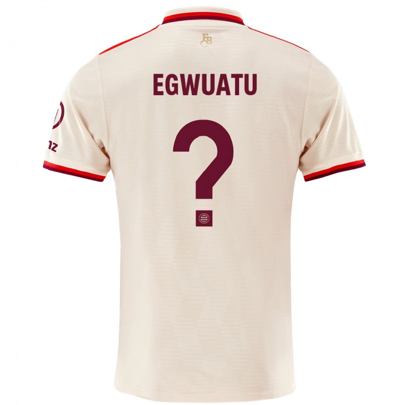 Danxen Kvinnor Frank Egwuatu #0 Linne Tredjesatsen Matchtröjor 2024/25 Tröjor T-Tröja