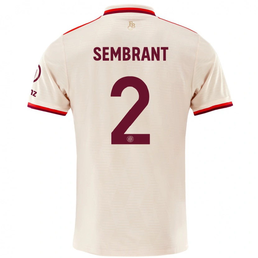 Danxen Kvinnor Linda Sembrant #2 Linne Tredjesatsen Matchtröjor 2024/25 Tröjor T-Tröja