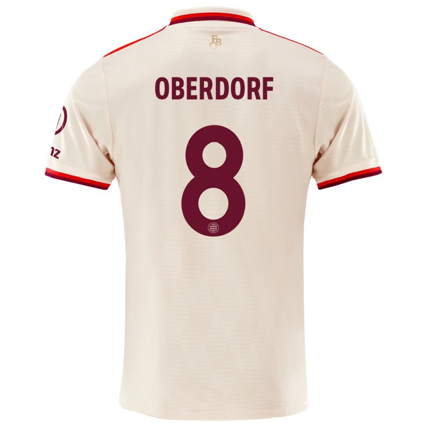 Danxen Kvinnor Lena Oberdorf #8 Linne Tredjesatsen Matchtröjor 2024/25 Tröjor T-Tröja