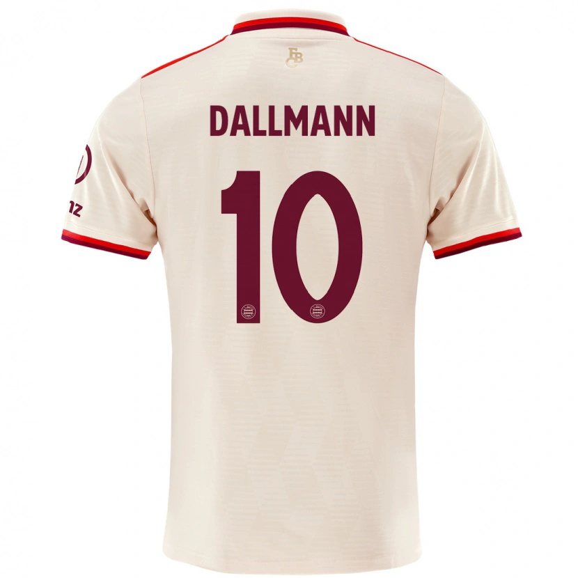 Danxen Kvinnor Linda Dallmann #10 Linne Tredjesatsen Matchtröjor 2024/25 Tröjor T-Tröja