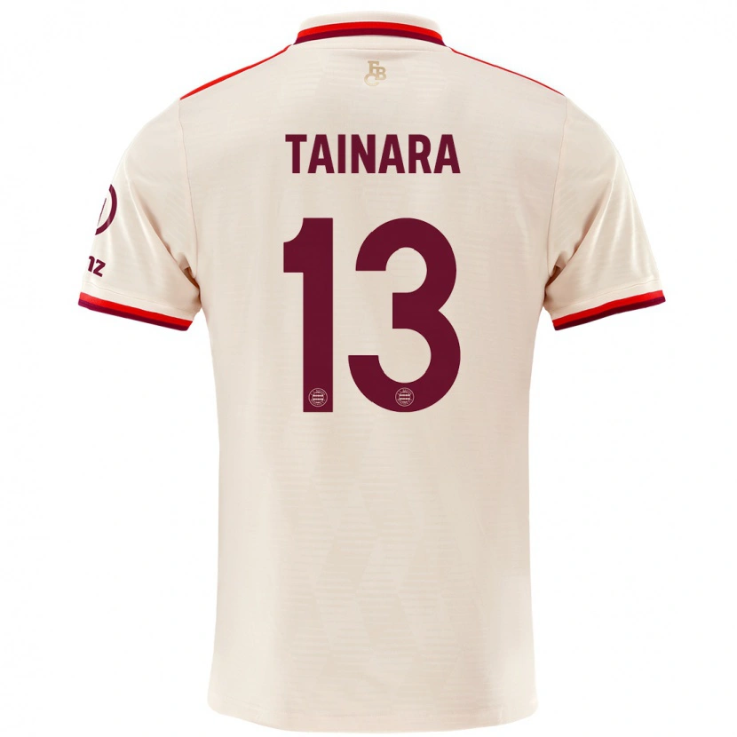 Danxen Kvinnor Tainara #13 Linne Tredjesatsen Matchtröjor 2024/25 Tröjor T-Tröja