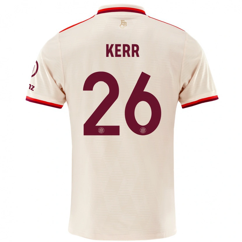 Danxen Kvinnor Samantha Kerr #26 Linne Tredjesatsen Matchtröjor 2024/25 Tröjor T-Tröja