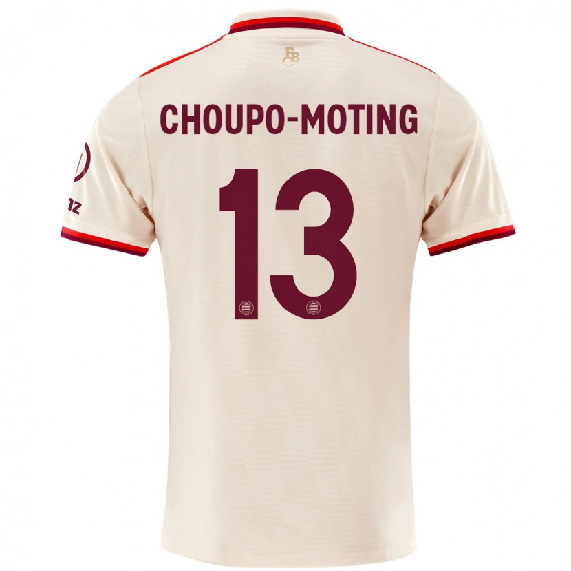 Danxen Kvinnor Eric Maxim Choupo-Moting #13 Linne Tredjesatsen Matchtröjor 2024/25 Tröjor T-Tröja