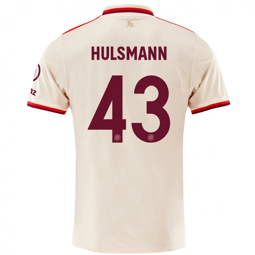 Danxen Kvinnor Tom Hülsmann #43 Linne Tredjesatsen Matchtröjor 2024/25 Tröjor T-Tröja