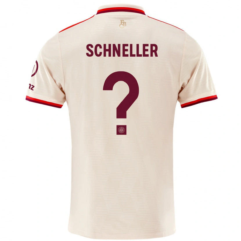 Danxen Kvinnor Lukas Schneller #0 Linne Tredjesatsen Matchtröjor 2024/25 Tröjor T-Tröja