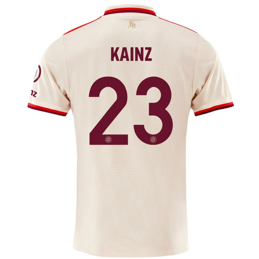 Danxen Kvinnor Manuel Kainz #23 Linne Tredjesatsen Matchtröjor 2024/25 Tröjor T-Tröja