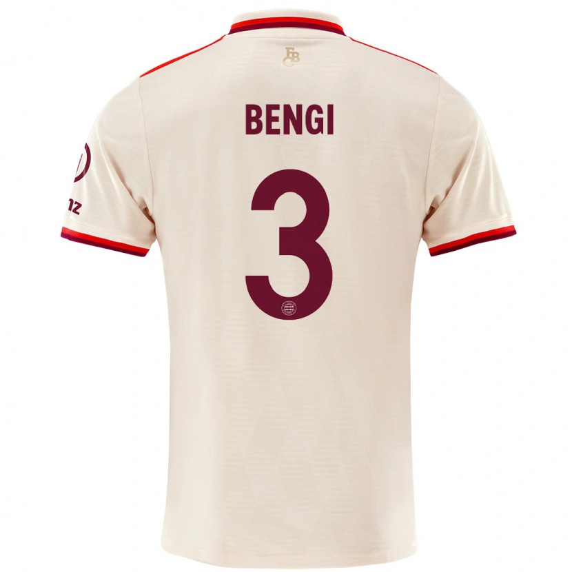 Danxen Kvinnor Kaan Bengi #3 Linne Tredjesatsen Matchtröjor 2024/25 Tröjor T-Tröja