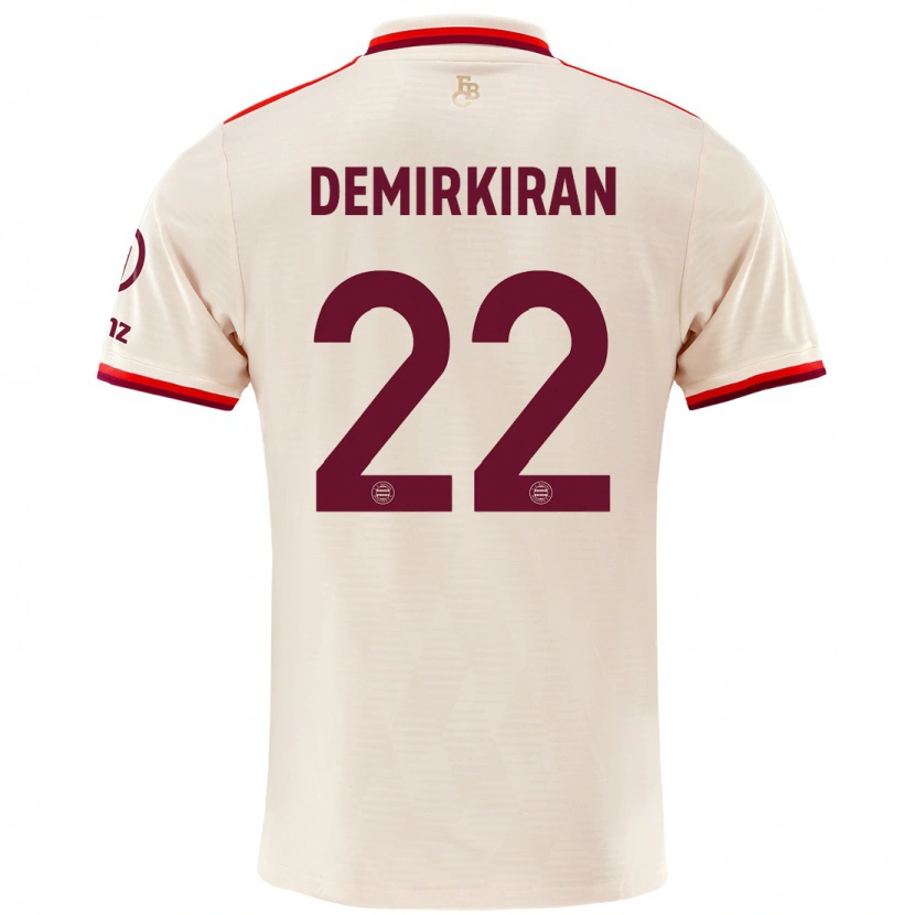 Danxen Kvinnor Ediz Demirkiran #22 Linne Tredjesatsen Matchtröjor 2024/25 Tröjor T-Tröja
