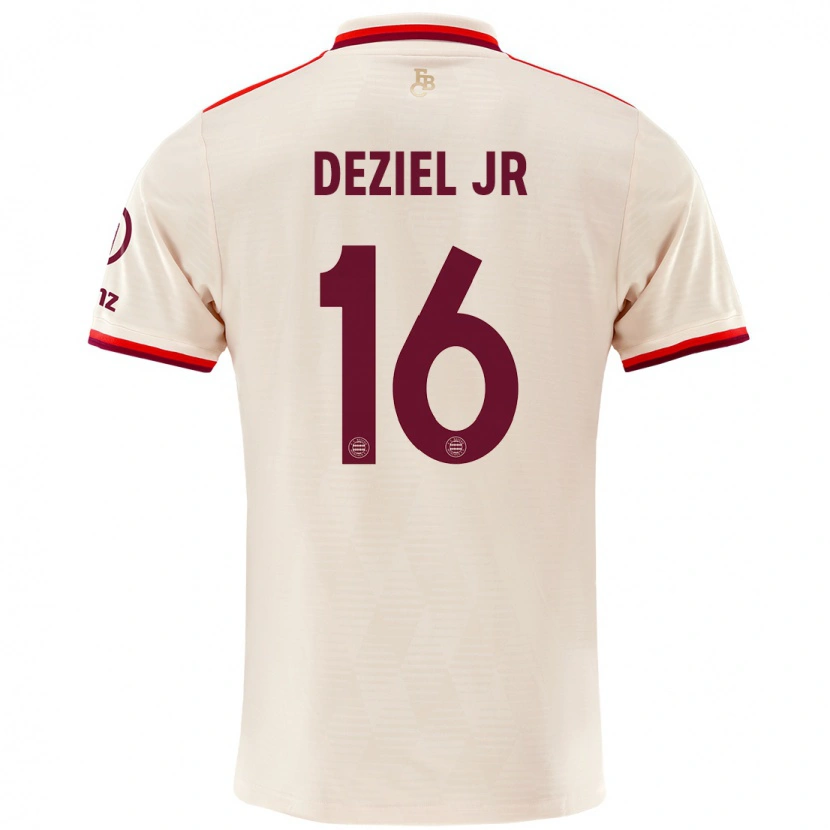 Danxen Kvinnor Robert Deziel Jr #16 Linne Tredjesatsen Matchtröjor 2024/25 Tröjor T-Tröja