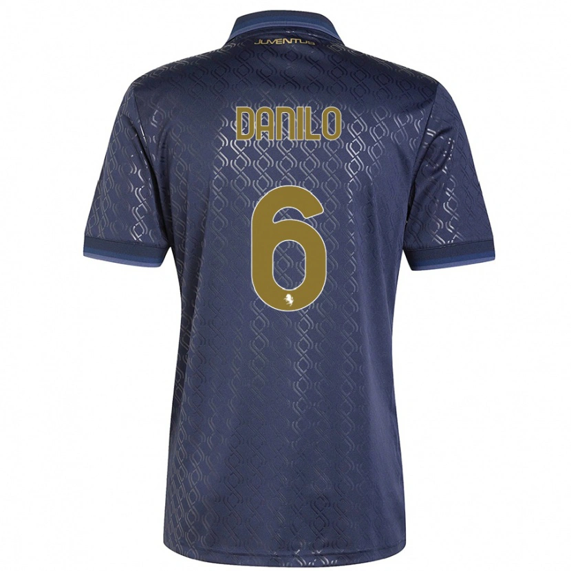 Danxen Kvinnor Danilo #6 Marinblå Tredjesatsen Matchtröjor 2024/25 Tröjor T-Tröja
