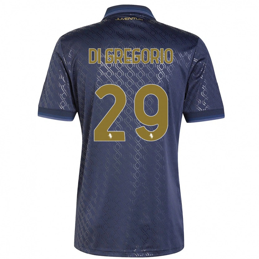 Danxen Kvinnor Michele Di Gregorio #29 Marinblå Tredjesatsen Matchtröjor 2024/25 Tröjor T-Tröja