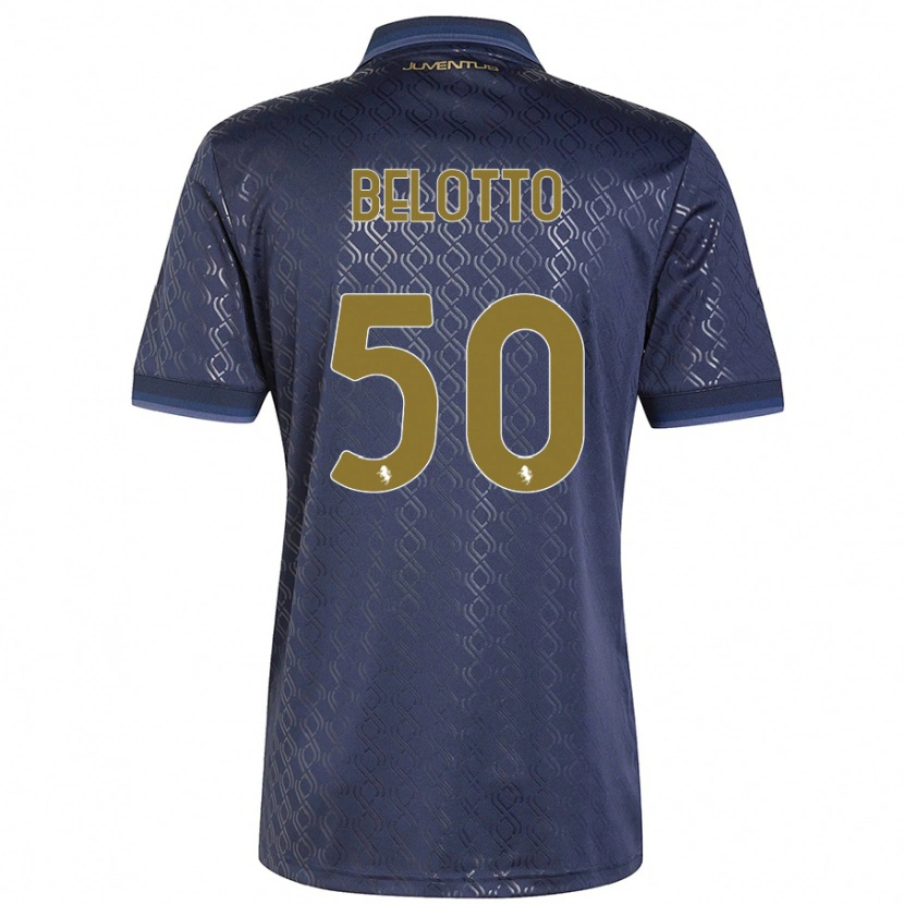 Danxen Kvinnor Soledad Belotto #50 Marinblå Tredjesatsen Matchtröjor 2024/25 Tröjor T-Tröja