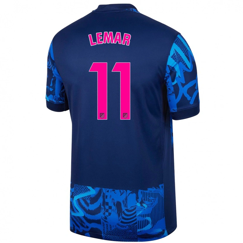 Danxen Kvinnor Thomas Lemar #11 Kungsblå Tredjesatsen Matchtröjor 2024/25 Tröjor T-Tröja