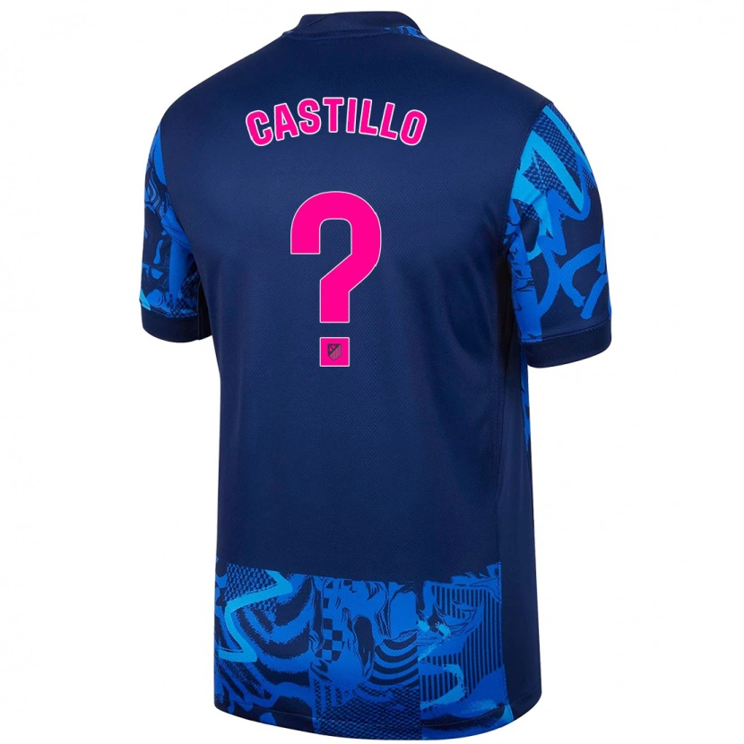 Danxen Kvinnor Jorge Castillo #0 Kungsblå Tredjesatsen Matchtröjor 2024/25 Tröjor T-Tröja