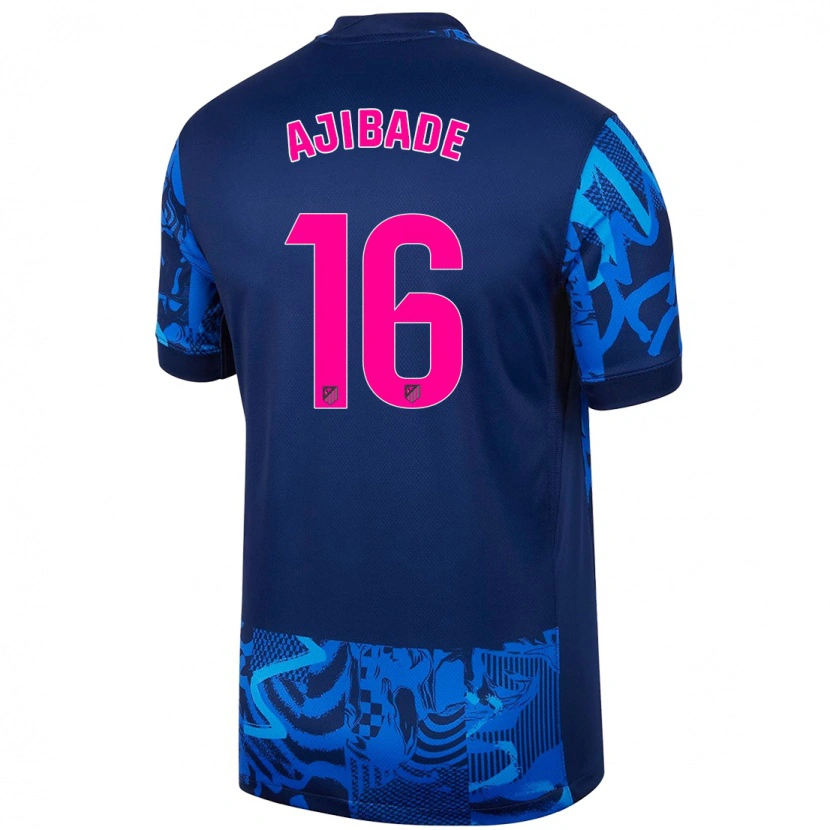 Danxen Kvinnor Rasheedat Ajibade #16 Kungsblå Tredjesatsen Matchtröjor 2024/25 Tröjor T-Tröja