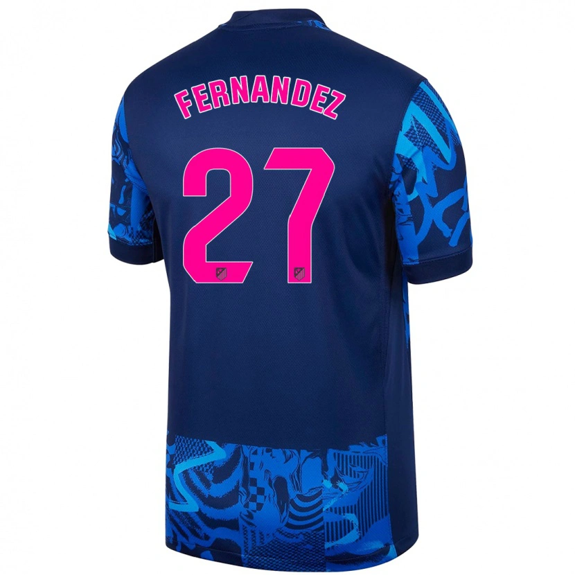Danxen Kvinnor Alexia Fernández #27 Kungsblå Tredjesatsen Matchtröjor 2024/25 Tröjor T-Tröja