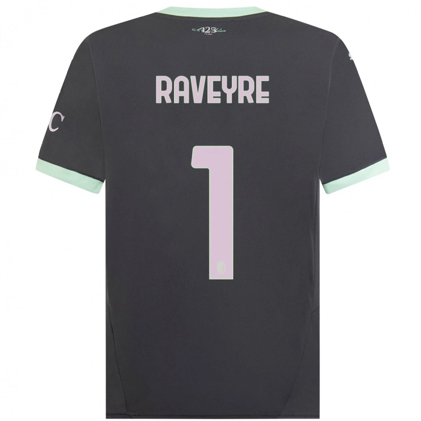 Danxen Kvinnor Noah Raveyre #1 Grå Tredjesatsen Matchtröjor 2024/25 Tröjor T-Tröja