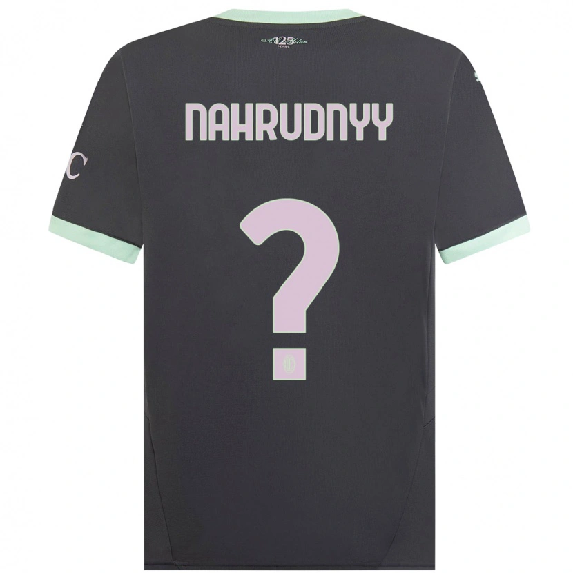 Danxen Kvinnor Vladislav Nahrudnyy #0 Grå Tredjesatsen Matchtröjor 2024/25 Tröjor T-Tröja