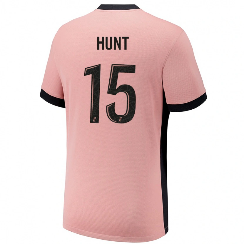 Danxen Kvinnor Clare Hunt #15 Rost Rosa Tredjesatsen Matchtröjor 2024/25 Tröjor T-Tröja
