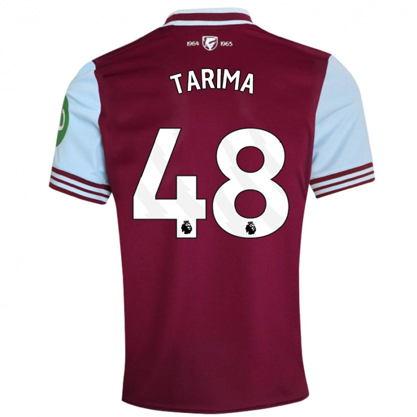 Danxen Barn Sean Tarima #48 Mörkröd Hemmatröja Matchtröjor 2024/25 Tröjor T-Tröja