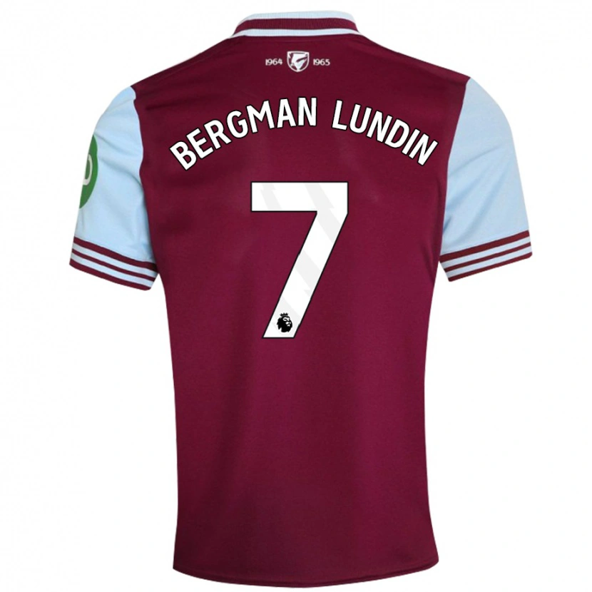 Danxen Barn Marika Bergman-Lundin #7 Mörkröd Hemmatröja Matchtröjor 2024/25 Tröjor T-Tröja