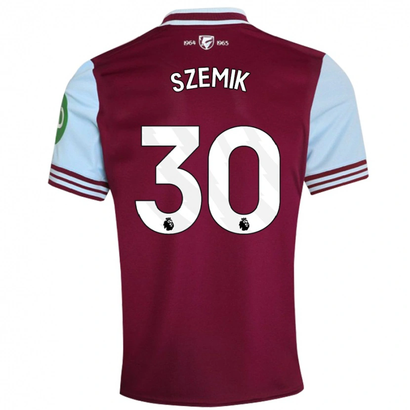 Danxen Barn Kinga Szemik #30 Mörkröd Hemmatröja Matchtröjor 2024/25 Tröjor T-Tröja