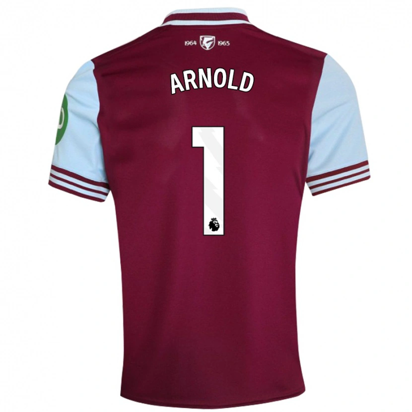 Danxen Barn Mackenzie Arnold #1 Mörkröd Hemmatröja Matchtröjor 2024/25 Tröjor T-Tröja