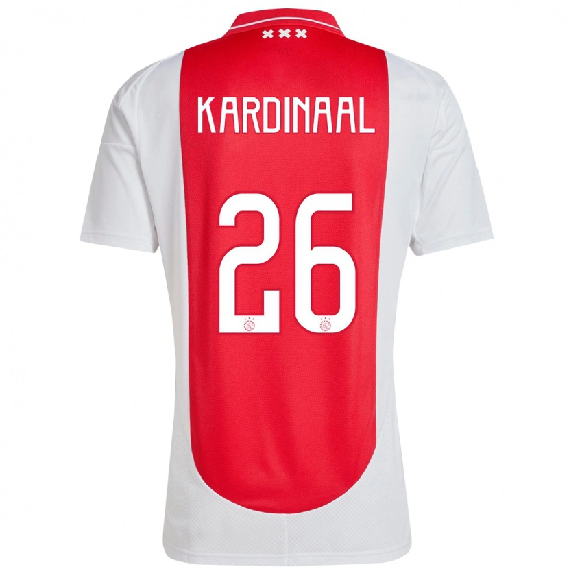 Danxen Barn Isa Kardinaal #26 Röd Vit Hemmatröja Matchtröjor 2024/25 Tröjor T-Tröja