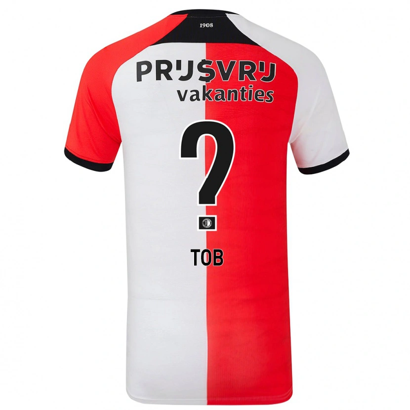 Danxen Barn Diecquincio Tob #0 Röd Vit Hemmatröja Matchtröjor 2024/25 Tröjor T-Tröja