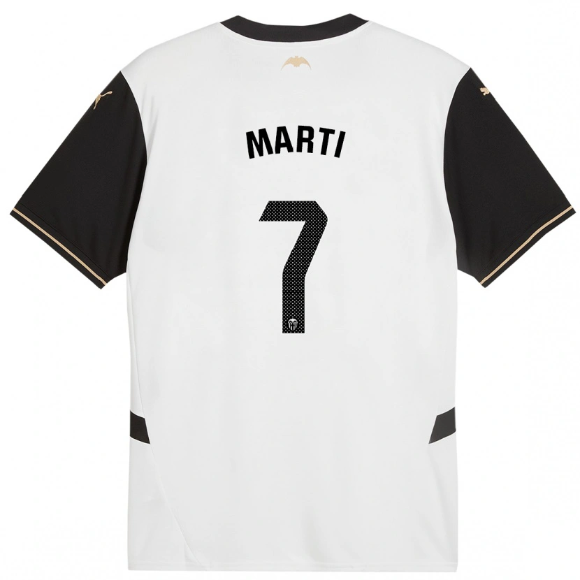 Danxen Barn Marina Martí #7 Vit Svart Hemmatröja Matchtröjor 2024/25 Tröjor T-Tröja