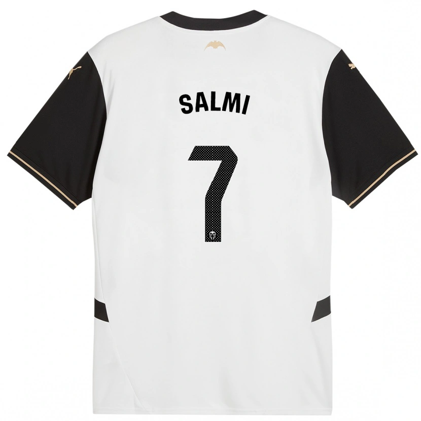 Danxen Barn Iina Salmi #7 Vit Svart Hemmatröja Matchtröjor 2024/25 Tröjor T-Tröja