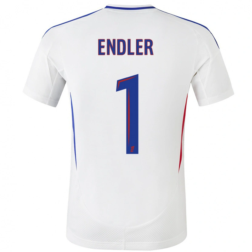Danxen Barn Christiane Endler #1 Vit Blå Hemmatröja Matchtröjor 2024/25 Tröjor T-Tröja